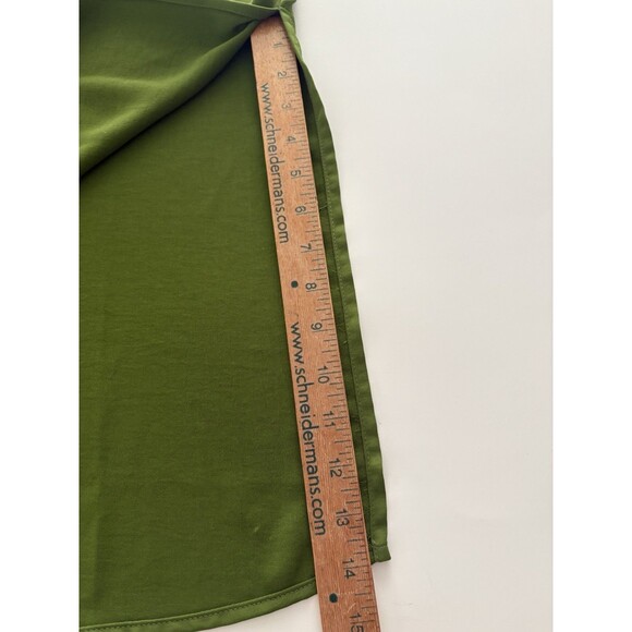 A New Day Maxi Slip Dress Size XXL Green Silky Strappy Fairy Forest Whimsy - Picture 15 of 16